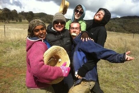 Milkwood FArm interns Spring 2011