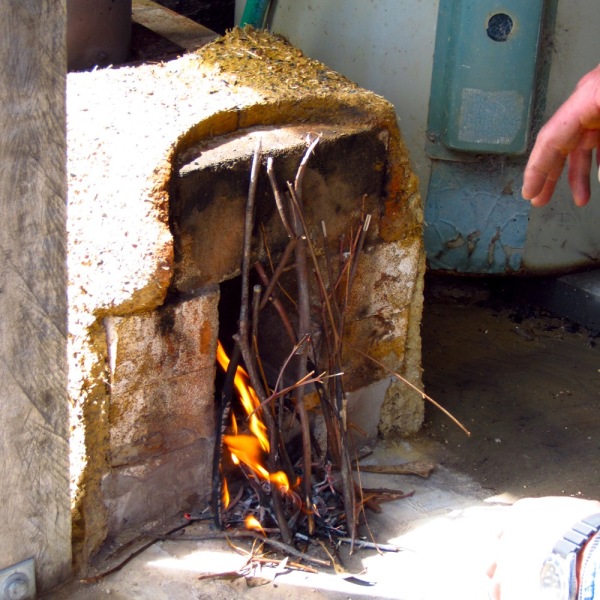 Rocket Stove Water Heater Redux Milkwood permaculture courses
