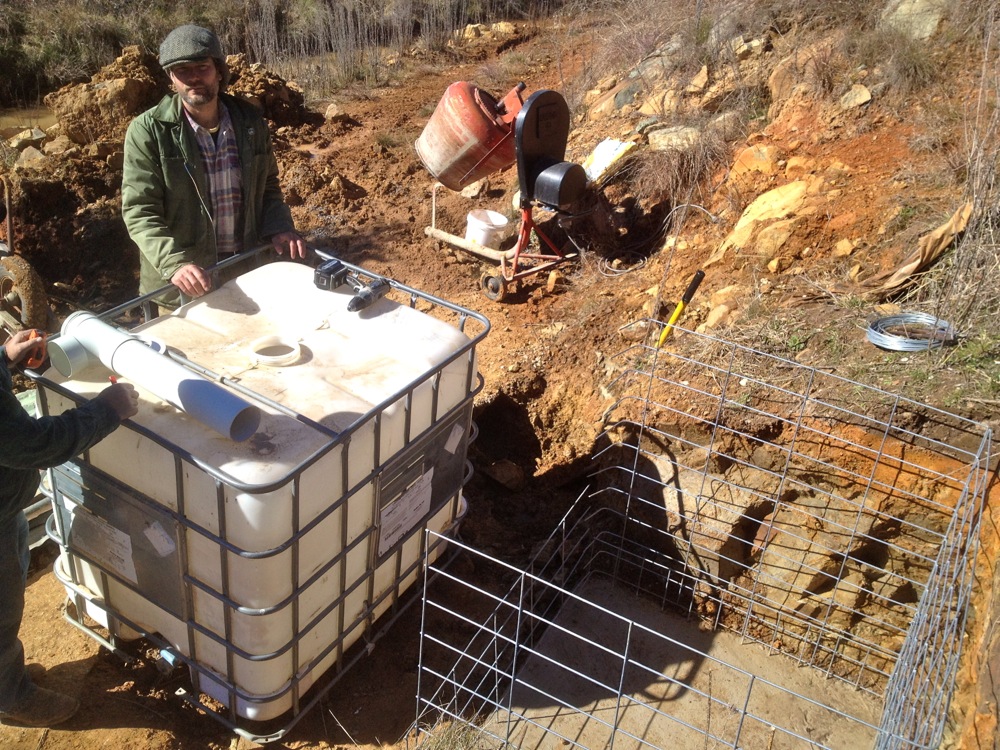 Building A Biological Diy Greywater System With No Reedbeds Milkwood Permaculture Courses Skills Stories