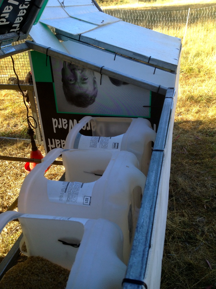 Nesting boxes - cheap, easily removed for cleaning, and light