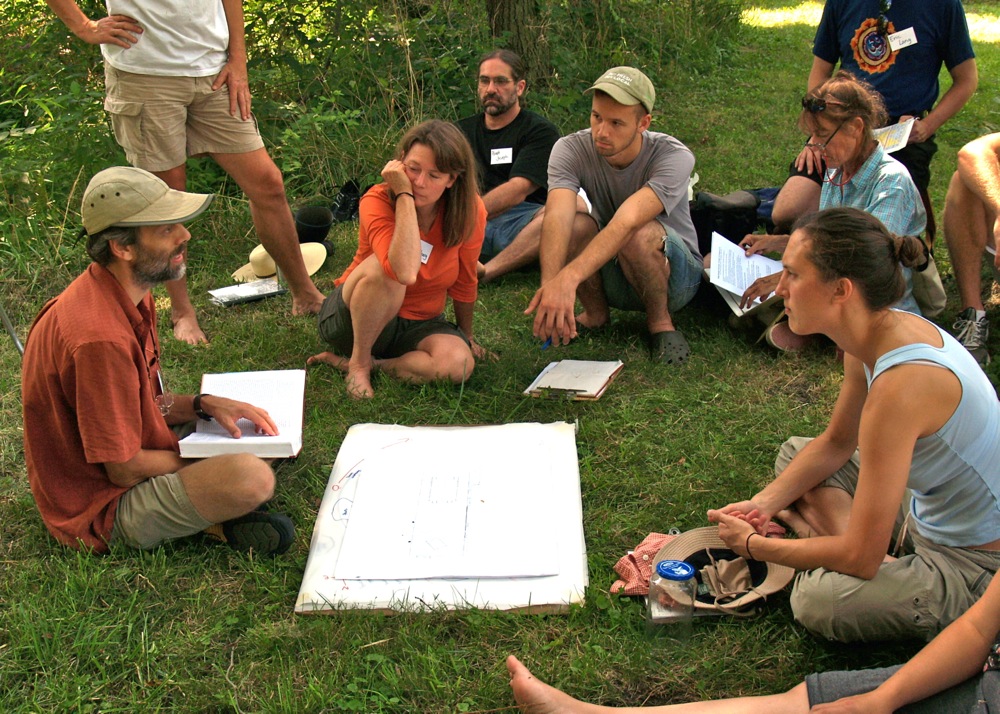 Dave Jacke teaching Forest Garden design in context