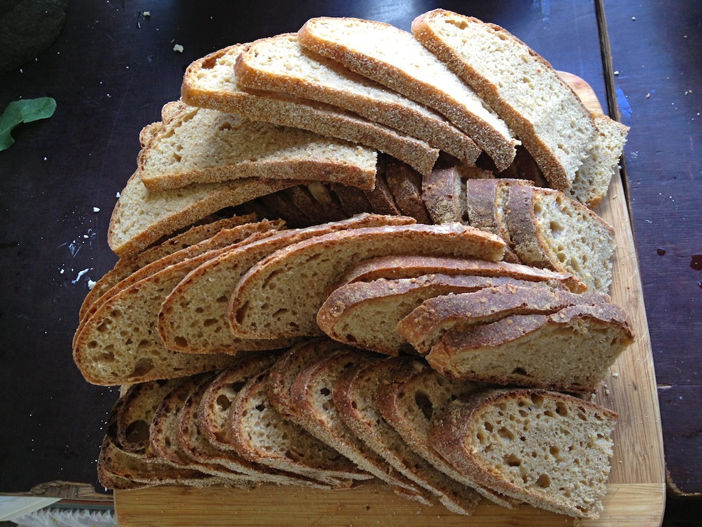 And, as always, Rose's amazing sourdough that is just getting more awesome with time...