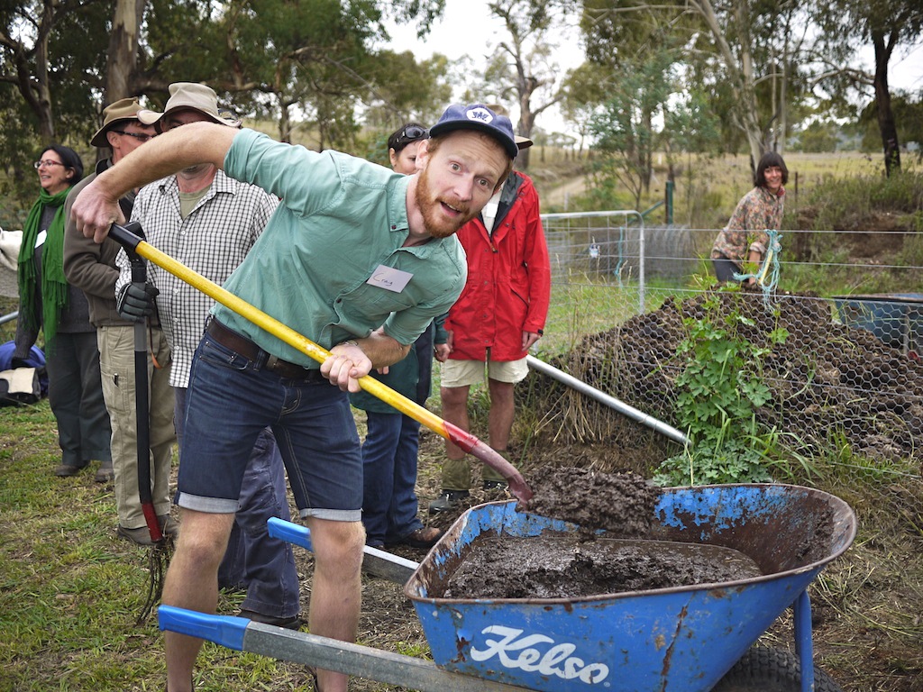 Future Market Gardeners  learning the delights of making comopst...