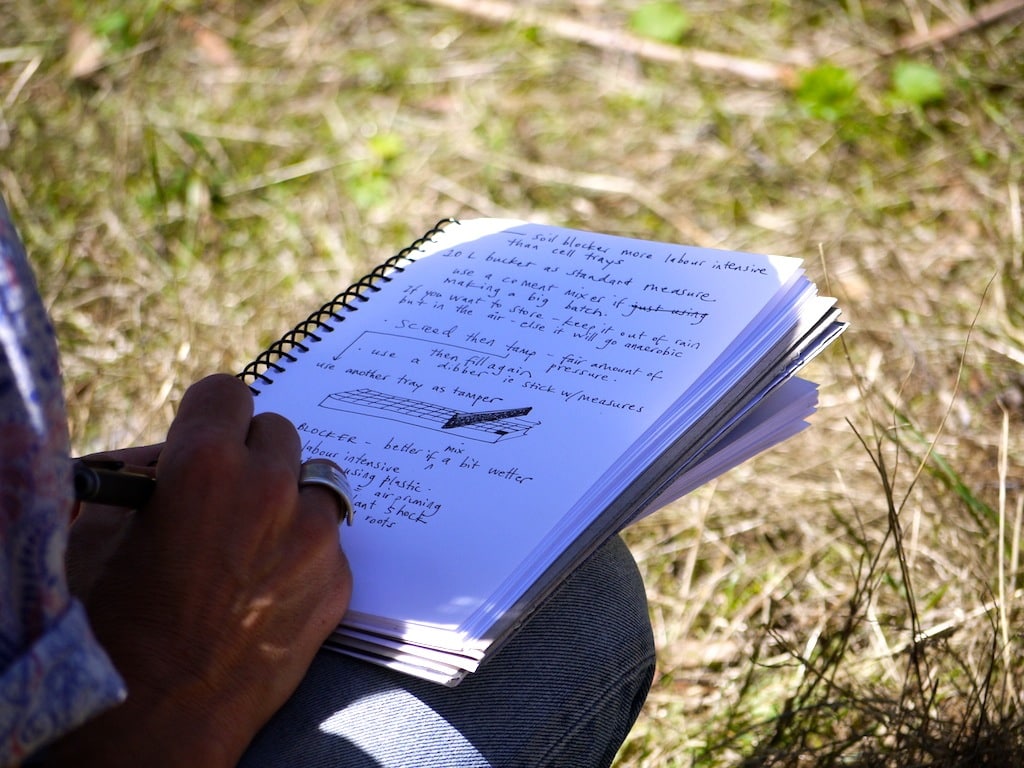 Keeping a garden diary is a great way to improve your soil and ensure you don't repeat common beginner's mistakes!