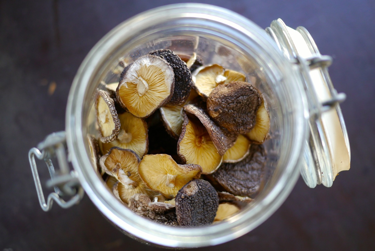 And afterwards... dry the surplus for year-round mushroom soupy goodness.