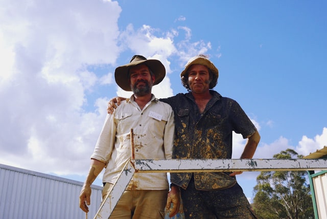 strawbale building at Milkwood's Natural Building course