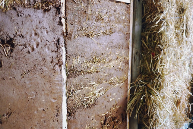 making light earth walls at Milkwood's Natural Building course