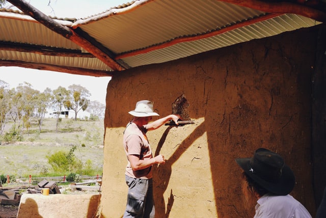 earth rendering at Milkwood's Natural Building course