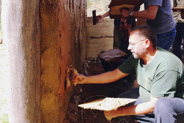 earth rendering at Milkwood's Natural Building course