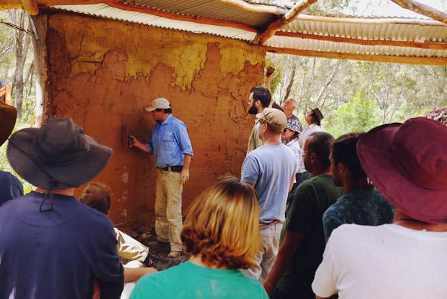 earth rendering at Milkwood's Natural Building course