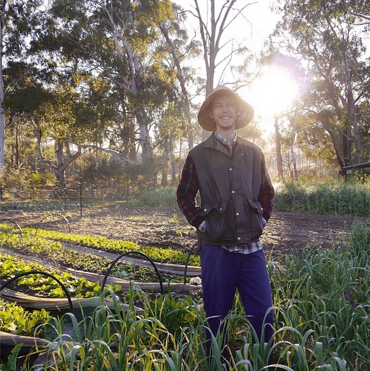 michael in the garden