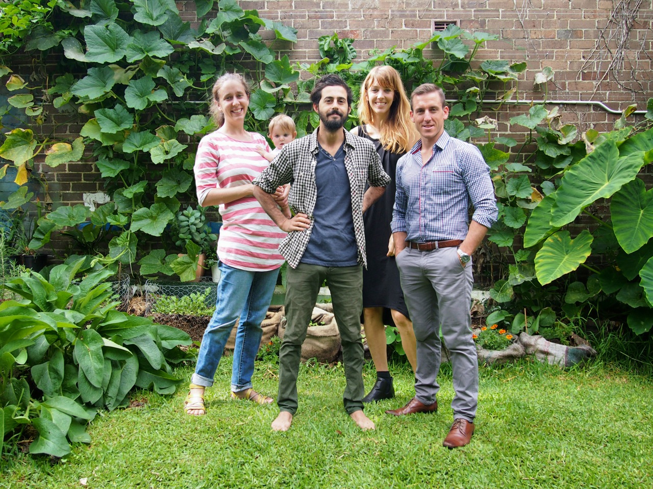 The Green Up Top team: Karen, Zag, Emma + 