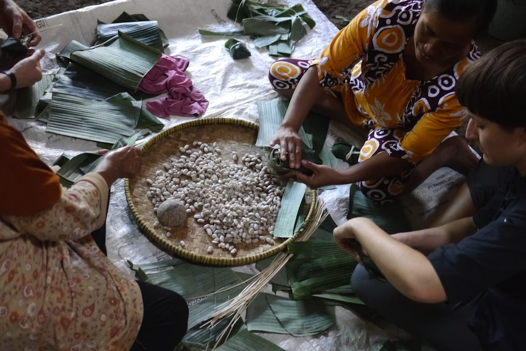 Making Tempeh as food, and village revitalisation Milkwood