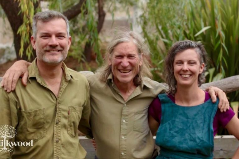 Nick Ritar, David Holmgren and Kirsten Bradley.