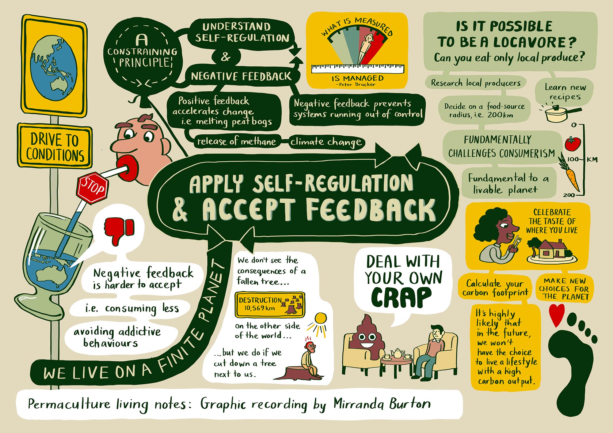 Permaculture principle #4 - Apply Self-Regulation and Accept Feedback