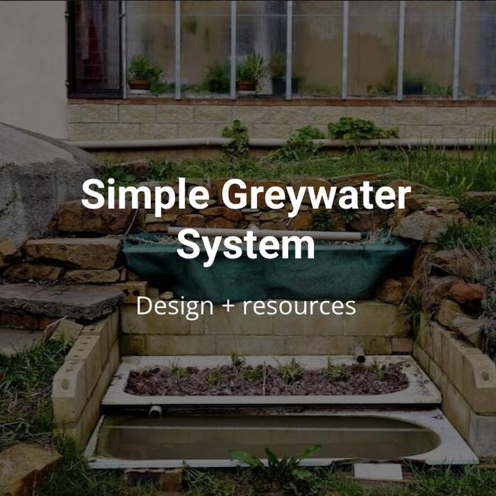 simple greywater system